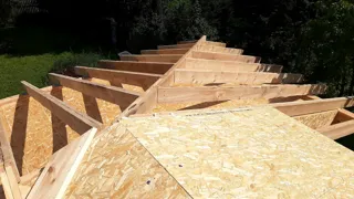 Custom-design house, Shurintsevo village: roofing