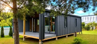 Custom-design house, SNT garden community “Zareche”: finished building