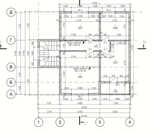 Haus 155 m² nach individuellem Projekt, Siedlung Kukarino: Projektgrundriss