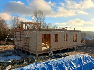Özel projeye göre 97 m² ev, Ikonnikovo köyü: çatı
