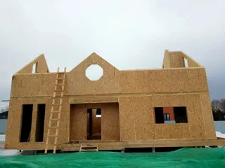 Haus 221,5 m² nach individuellem Projekt, Dorf Yusupovo: Wandmontage
