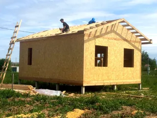 “Slavyanskiy Skit” projesine göre 58 m² ev, Alabukhino köyü: çatı