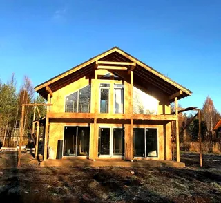 Haus 182 m², individuelles Projekt, SNT „Wajsijoki“: fertiges Haus