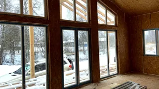 122 m² house built to a custom design, Alferevo village: interior partitions