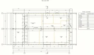 Özel projeli ev, İvanovo bölgesi: proje planı