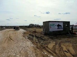 Haus nach individuellem Projekt, Dorf Belkovo: Fundament und Grundrahmen