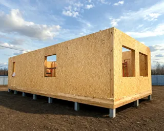 Haus nach individuellem Entwurf, Dorf Zavrazhe: Wandmontage