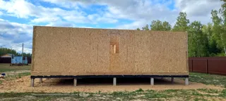 Haus 92 m² nach individuellem Projekt, Dorf Ivantsevo: Wandmontage