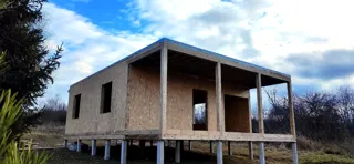 Haus 76 m² nach individuellem Projekt, Dorf Shirokovo: Fertiges Haus