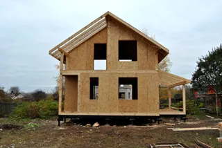 Haus nach Projekt „Solo“, Siedlung Vichuga: Obergeschoss und Dachgeschoss