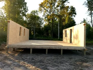 Haus nach individuellem Entwurf, Kineshma: Wandmontage