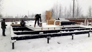 Haus nach Projekt „Utes“, Dorf Nikulskoe: SIP-Boden auf Höhe 0