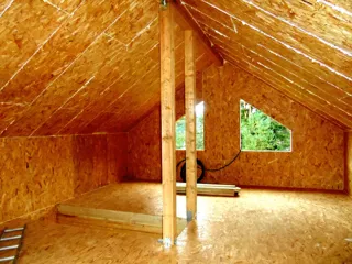 Haus nach Projekt „Metschta pl.4“, Dorf Bychikha: Innenwände