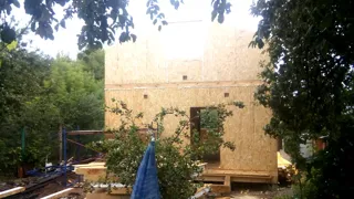 “Zareçe” projesine göre 104 m² yazlık ev, Ivanovo: duvar montajı
