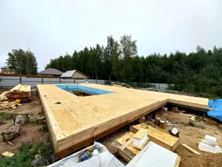 Haus 228 m² nach individuellem Projekt, Dorf Lunevo: SIP-Boden auf Höhe 0
