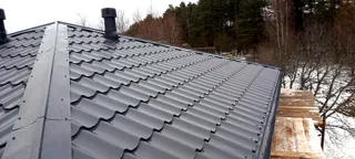 House, “Karl” design, Ivanovo Region: roofing