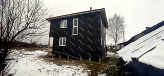 House based on the “Patio” design, Mikhaylovskoe village: completed house