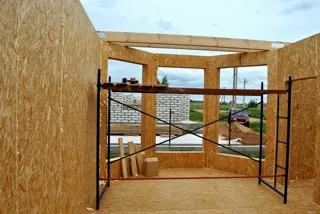 Haus nach Projekt „Bayern 193.54“, Pereslavl-Zalesskiy: Wandmontage