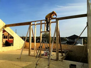 Haus nach individuellem Entwurf, Samara: Wandmontage
