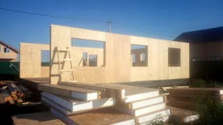 Haus nach Projekt „Dobrynja“, Kostroma: Wandmontage