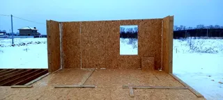 Haus 72,5 m² nach individuellem Projekt, Shuya: Wandmontage