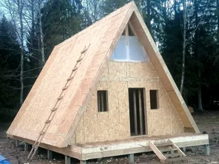 “A-Frame Altay” projesine göre ev, Moskova bölgesi