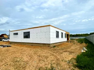 Haus 224 m² nach individuellem Projekt, Dorf Borovikovo: Fassadenverkleidung