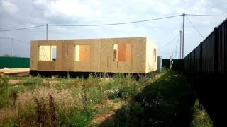 Haus nach Projekt „Dobrynja“, Kostroma: Wandmontage