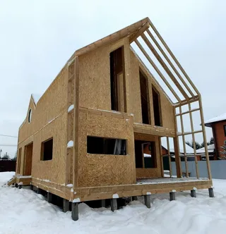 Haus 221,5 m², individuelles Projekt, Dorf Yusupovo: Obergeschoss und Dachgeschoss