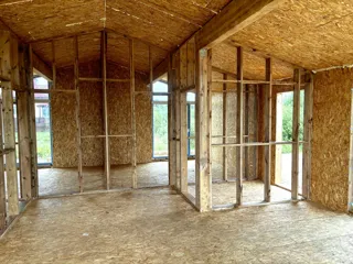 Haus nach Projekt „Barnhouse 84.2“, Dorf Ivantsevo: Innenwände