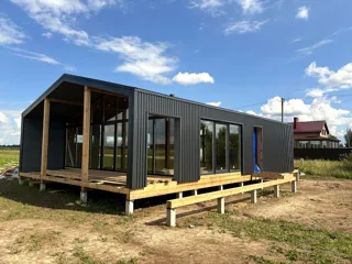 Haus nach Projekt „Barnhouse 84.2“, Dorf Ivantsevo: Fertiges Haus