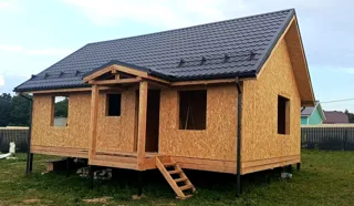 68,4 m² ev, “Almaz” projesi, Gavshino köyü: tamamlanmış ev
