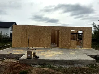 Haus 123,6 m², Projekt „Dorofejewo“, Dorf Afanasovo: Wandmontage