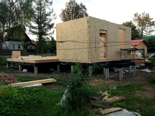 Haus nach individuellem Entwurf, Siedlung Borisoglebskiy: Wandmontage