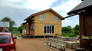 House based on the “Yessentuki 8x8” design, Berkino village: completed house