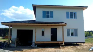 Garage nach Projekt „Slawjanka mini + Garage“, Dorf Nazarovo