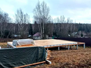 Özel projeye göre 97 m² ev, Ikonnikovo köyü: 0 kotunda SIP panel zemin