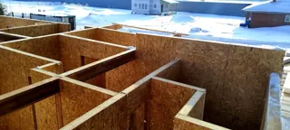 217 m² ev, “Toronto” projesi, Padikovo köyü: duvar montajı