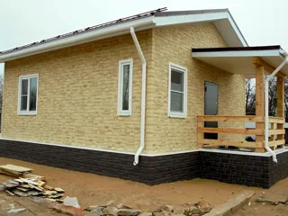 Haus nach Projekt „Finnisch 50“, Murom: Fertiges Haus