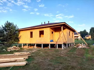 Haus 105 m² nach individuellem Projekt, Dorf Toporok: Fertiges Haus