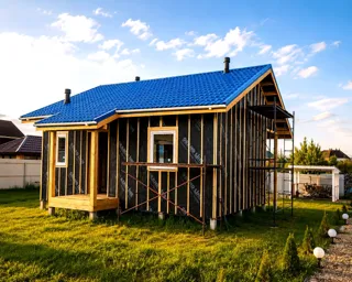 Haus 58,41 m² nach individuellem Projekt, Gebiet Moskau: Fassadenverkleidung