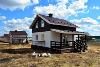 Haus nach Projekt „Sefir“, Dorf Kadnikovo: Fertiges Haus