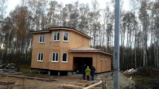 Haus nach individuellem Entwurf, Elektrougli: fertiges Gebäude