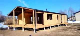 Haus nach Projekt „Barnhouse 116“, Gebiet Kostroma