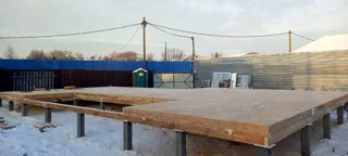 Haus 96 m² nach individuellem Projekt, Dorf Pirogovo: SIP-Boden auf Höhe 0