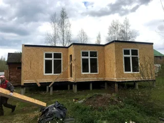 Haus nach individuellem Entwurf, Dorf Vnukovo: fertiges Gebäude