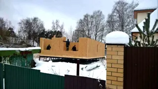Haus nach Projekt „Jastreb“, Rybinsk: Wandmontage