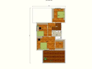 Haus nach Projekt „Grafit“, Siedlung Lyubashino: Projektgrundriss