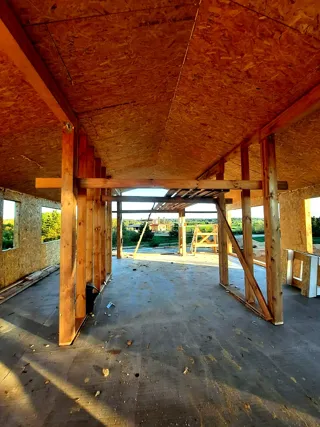 Haus 100 m², Projekt „Barnhouse 76.1“, Dorf Izbizhe: Innenwände