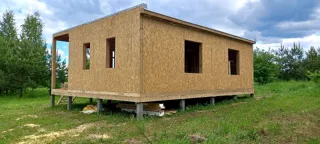 Özel projeye göre 62 m² ev, Senkino köyü: tamamlanmış ev